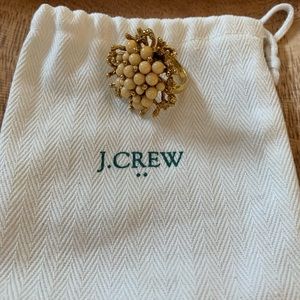 J. Crew Coral Cocktail Ring